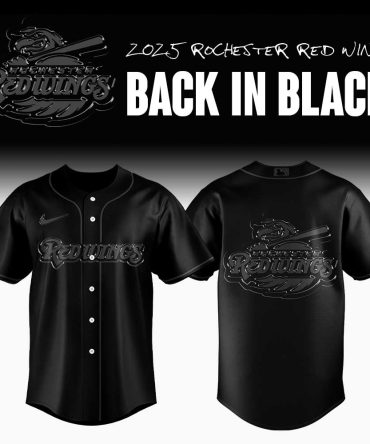 2025 Rochester Red Wings Black Baseball Jersey – Limited Edition Sportswear