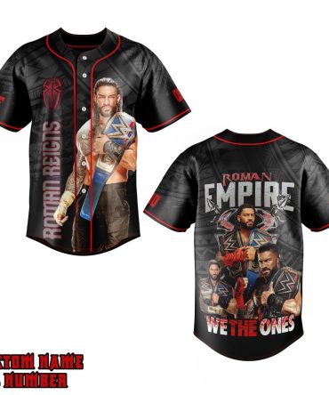 Wrestling Fan Baseball Jersey – Custom Name & Number – Champion Design