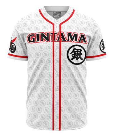 Stylish Gintama Anime Baseball Jersey – Perfect For Fans & Cosplay