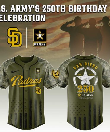 Limited Edition U.S. Army 250Th Anniversary Padres Jersey – Celebrate In Style!