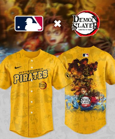 Exclusive Pittsburgh Pirates X Demon Slayer Jersey – Limited Edition Mlb Anime Collab