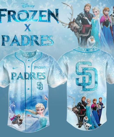 Frozen X Padres Limited Edition Baseball Jersey – Perfect For Fans & Collectors!