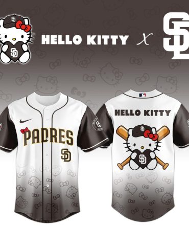 Hello Kitty X Padres Baseball Jersey – Limited Edition Fun & Stylish Gear