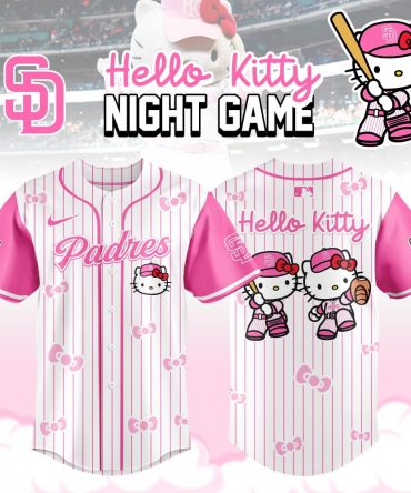 Hello Kitty Padres Night Game Jersey - Cute & Stylish Fan Apparel