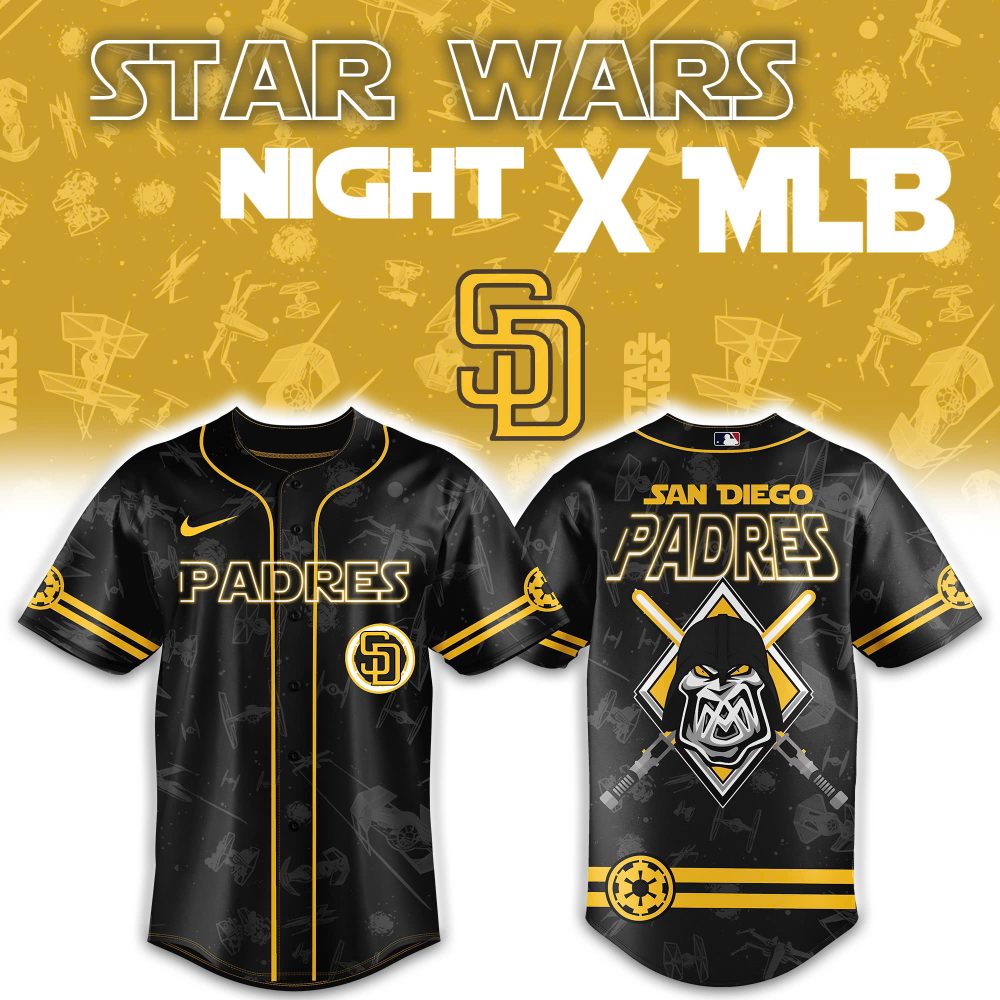 Limited Edition Star Wars X Mlb Padres Jersey - Ultimate Fan Gear!