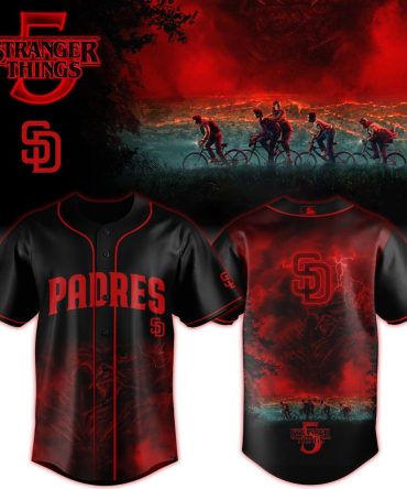 Stranger Things X Padres Baseball Jersey – Limited Edition Fan Gear!