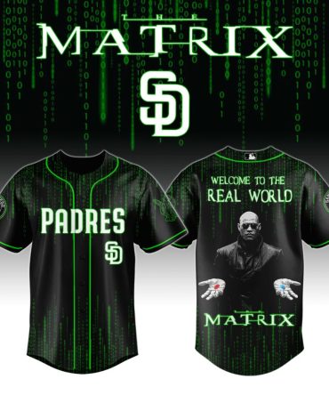 Matrix-Inspired Padres Baseball Jersey – Limited Edition Fan Gear