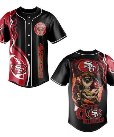 49Ers Fan Jersey - Bold Graphic Design - Perfect For Game Day Enthusiasts