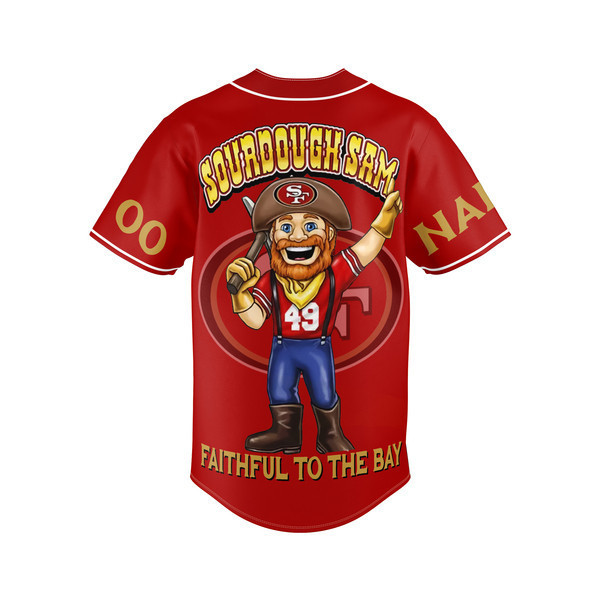 Custom 49Ers Playoffs Jersey 2023 - Personalize With Your Name & Number! - Image 3