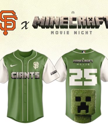 Minecraft X Giants Limited Edition Jersey - Perfect For Fans & Collectors!
