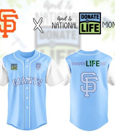 Limited Edition Giants Jersey - Celebrate National Donate Life Month In Style!