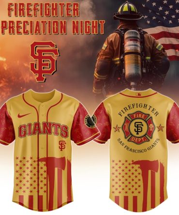 Sf Giants Firefighter Appreciation Jersey - Limited Edition Tribute Gear