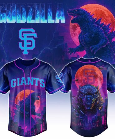 Epic Godzilla Giants Jersey - Limited Edition Neon Design For Fans!