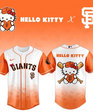 Limited Edition Hello Kitty X Sf Giants Baseball Jersey – Perfect For Fans & Collectors!