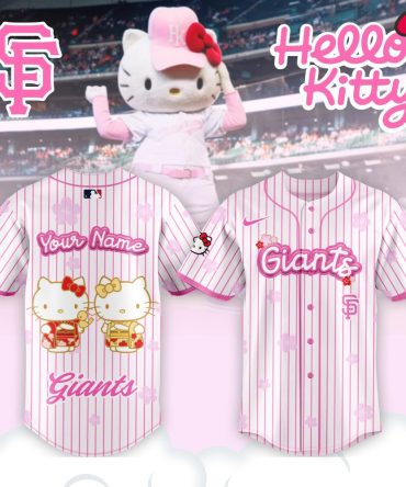 Custom Hello Kitty Giants Jersey – Personalized Mlb Fan Gear For Kids & Adults