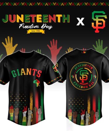 Celebrate Freedom: Juneteenth Giants Jersey – Limited Edition, Bold Design, Show Your Pride!