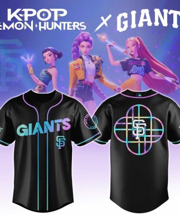 K-Pop Demon Hunters X Giants Limited Edition Jersey – Vibrant Style For Fans