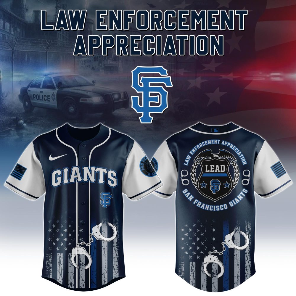 Honor Law Enforcement: San Francisco Giants Custom Jersey - Limited Edition