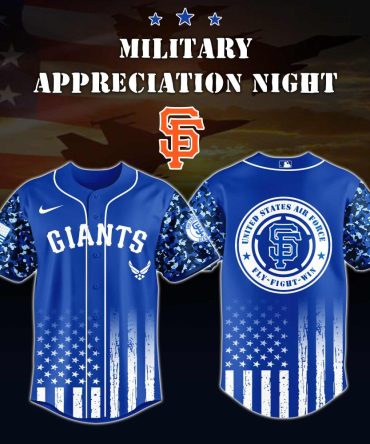 Limited Edition Giants Military Appreciation Jersey - Honor The Air Force In Style!