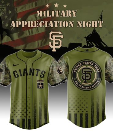 Limited Edition Military Appreciation Giants Jersey - Honor Veterans With Style!