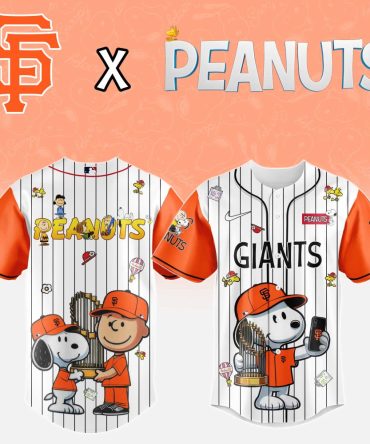 Sf Giants X Peanuts Jersey – Limited Edition Snoopy & Charlie Brown Baseball Shirt