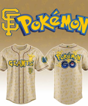 Limited Edition Pokémon Giants Jersey - Pikachu Design For Fans