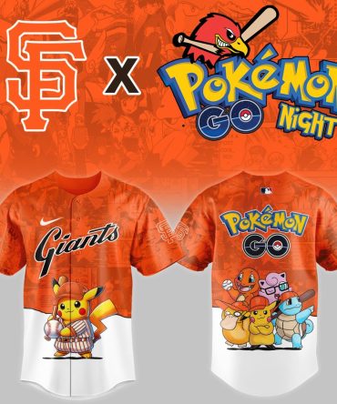 Exclusive Giants X Pokémon Go Jersey – Limited Edition Fan Gear!