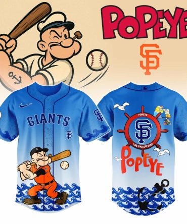 Popeye Giants Baseball Jersey – Limited Edition Fan Gear For Collectors & Enthusiasts
