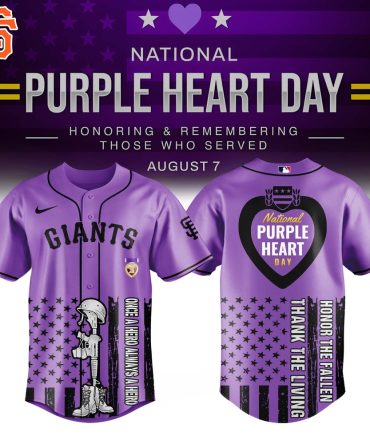 Honor Veterans: Giants Purple Heart Day Jersey - Limited Edition Tribute Apparel
