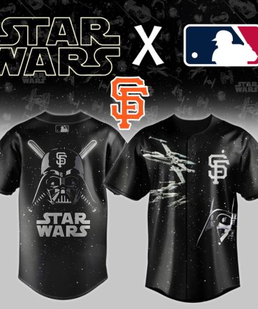Star Wars X Mlb San Francisco Giants Jersey - Limited Edition Darth Vader Design