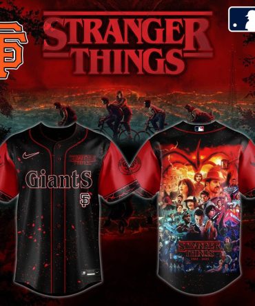 Exclusive Giants X Stranger Things Jersey – Limited Edition Fan Gear