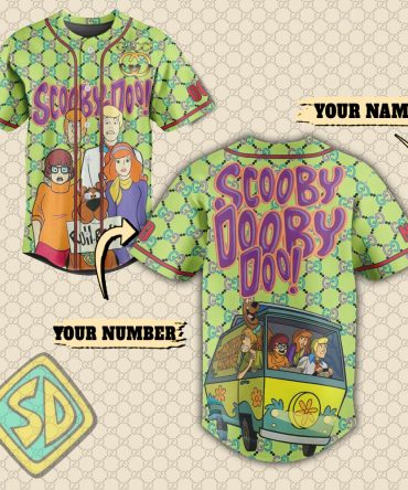 Scooby-Doo Custom Baseball Jersey - Personalize With Name & Number