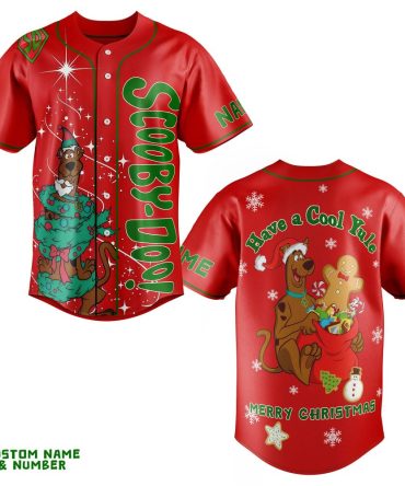 Custom Scooby-Doo Christmas Jersey - Festive Holiday Apparel With Personalized Name & Number