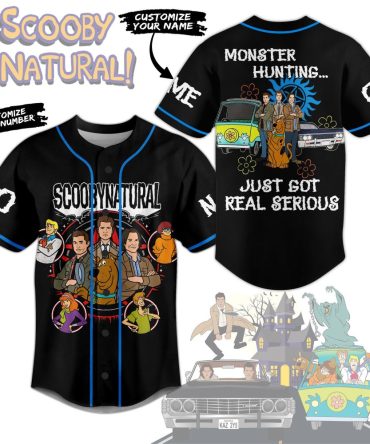 Scoobynatural Custom Jersey – Personalized Name & Number – Unique Fan Gear!