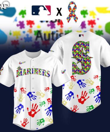 Limited Edition Mariners Autism Awareness Jersey - Vibrant Design & Unique Style