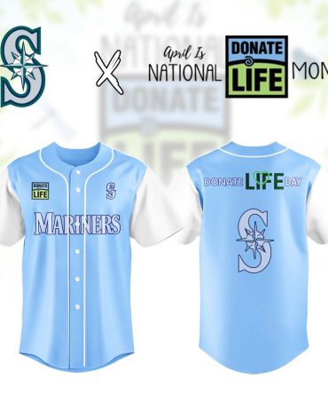 Limited Edition Mariners Jersey - Celebrate Donate Life Month In Style!