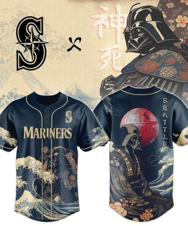 Unique Mariners Samurai Jersey - Star Warrior Design, Perfect Gift For Fans!