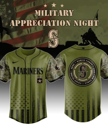 Limited Edition Mariners Military Appreciation Jersey - Honor Veterans Day In Style