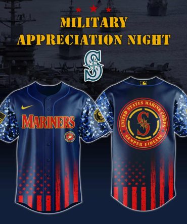 Exclusive Military Appreciation Night Mariners Jersey - Limited Edition Camo Design
