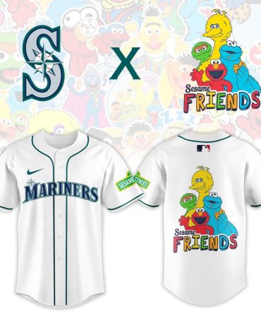 Limited Edition Mariners X Sesame Street Friends Jersey - Collectible Fan Gear