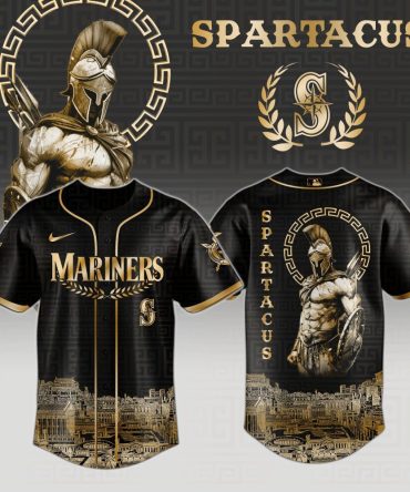 Spartacus-Themed Mariners Jersey – Premium Roman Warrior Design, Limited Edition