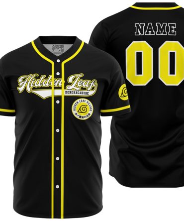 Custom Hidden Leaf Baseball Jersey – Stylish Anime Fan Apparel