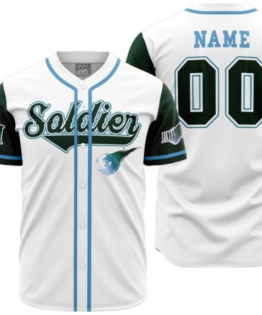 Custom Fantasy Soldier Baseball Jersey - Personalized Name & Number - Premium Gamer Apparel