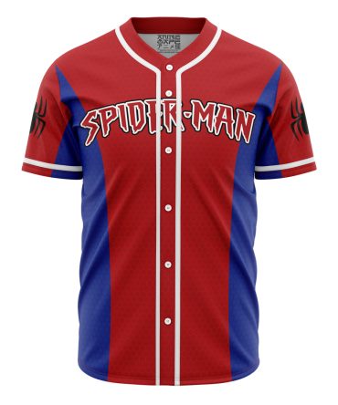 Spider-Man Baseball Jersey - Red & Blue Premium Fan Apparel - Unisex Sport Shirt