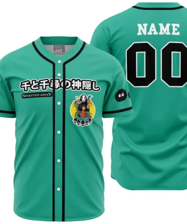 Custom Spirited Away Baseball Jersey - Personalized Anime Fan Gift