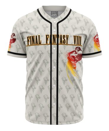 Stylish Final Fantasy Viii Baseball Jersey - Unique Gamer Apparel For Fans