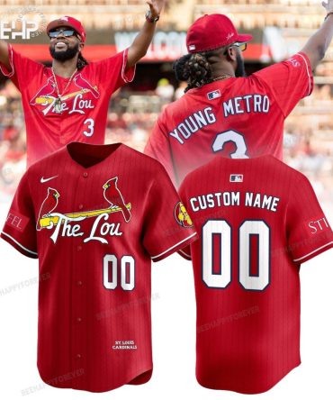 Customizable St. Louis Cardinals Jersey - Personalize Your Name & Number - Perfect Fan Gift!