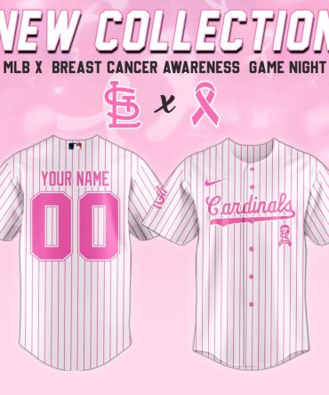 Custom Mlb Cardinals Pink Jersey - Breast Cancer Awareness Special Edition