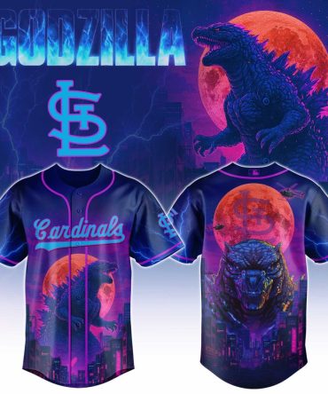 Limited Edition Godzilla Baseball Jersey - Cardinals Fan Collectible Gear
