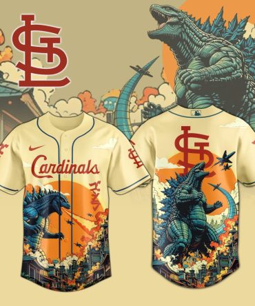 Stunning St. Louis Cardinals Jersey - Limited Edition Godzilla Design